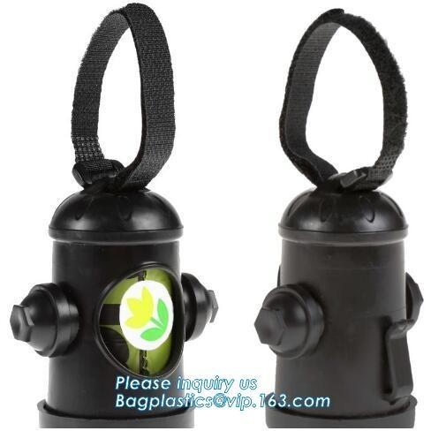 Heavy Duty, Refuse sac Dog Poop Bag Dispenser Leash Clip For Doggy Waste On Roll