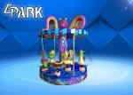 Luxury Carousel Kiddie Ride Coin Operated , Nine People Turn Around Horse Swing