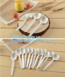 Pink Corn Starch Ice Cream Dessert Spoon,ECO-friendly Corn starch Compostable