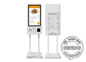 Wholesale 350cd/m2 32 Inch Front Webcam Design Touch Screen Kiosk Machine from china suppliers