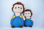 Customsized Logo Hedgehog Soft Toy Cuddly , Hedgehog Plush Stuffed Animal For