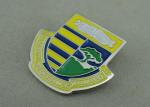 School Die Stamped Soft Enamel Pin With Brooch , Iron Badge Pin