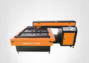 China Die Board Laser Cutting Machine With Two Laser Head And 900x900mm Work Area on sale