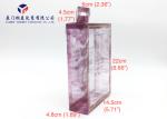 Rectangle PET Plastic Box Hang Strip On Top Of Box Offset Printing 22cm Height