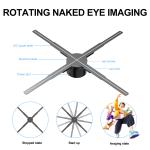 Wide Viewing Angle 62cm Hologram Screen Fan for MP4/AVI/RMVB/GIF/JEPG/PNG/MKV