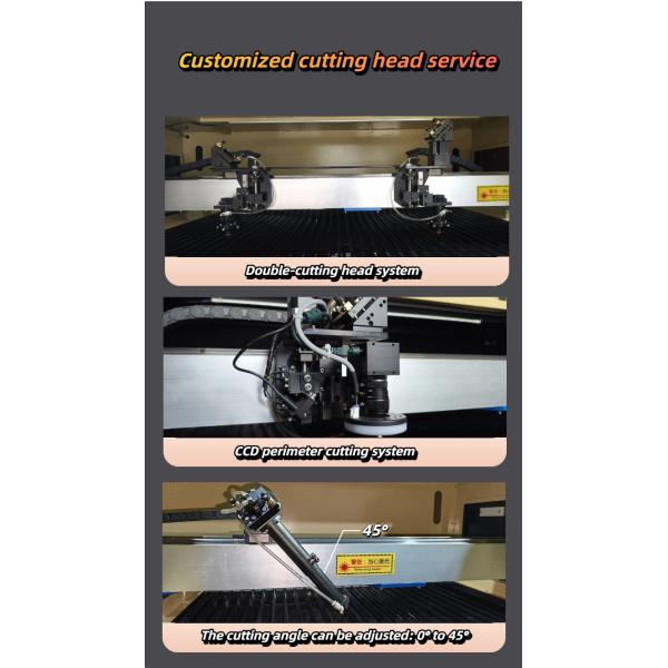 Customized Head CO2 Paper Laser Cutting Machine Easy Maintenance