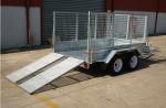 9" × 5" Tandem Axle Lawn Mowing Trailer , Lawn Maintenance Trailers Double Axle