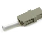 LC simplex Fiber Optic Adapters , Fiber Network Adapter Beige Color
