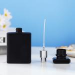 100ml Black White Colored Glass Spray Perfume Bottle with Pump Sprayer