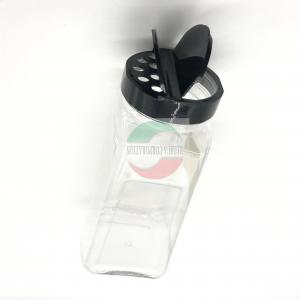 China Transparent Black Cap Big Jar  Type 1000ml Bath Salt Jar Plastic Packaging on sale