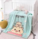 100 Polyester Fleece Throw Blankets Machine Weaved For Living Room