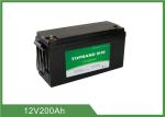 Powerful Reliable 12V200AH Lithium Iron Phosphate Battery , with Smart