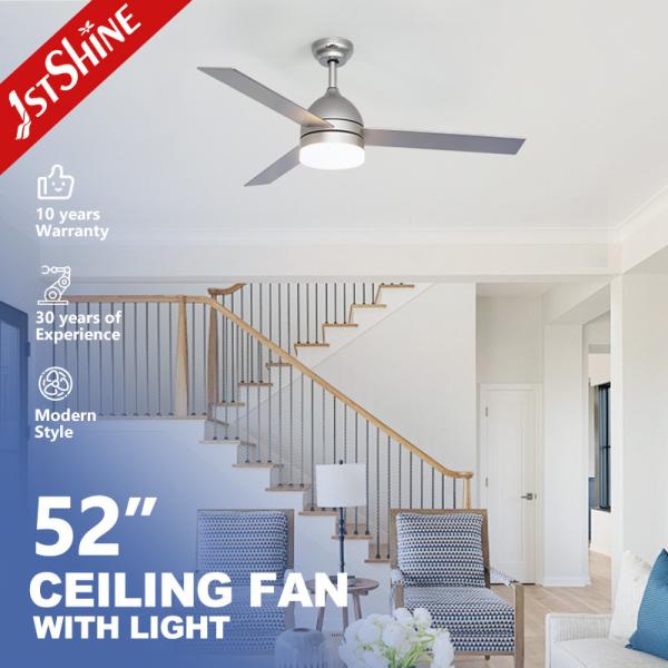 Remote Control 52 Inches LED Bedroom Ceiling Fans with Mulit Colors and Energy