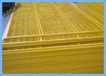 PVC Coated Temporary Fence Fabric MIld Steel Material 6ft High 9.5ft Wide