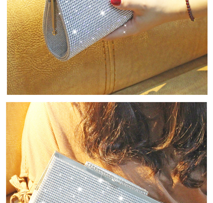 Minibook Fashion Handbag Customize Diamond Shoulder Bag for Annual Evening Party