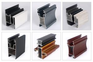 Wholesale Customized size 6063 T5 Powder Coated Aluminum Profiels For Window / Door Frame from china suppliers