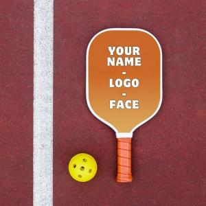 Wholesale Orange Fiberglass Surface Pickleball Paddle 16mm Orange Pickleball Paddle from china suppliers