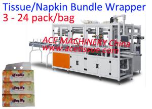 Wholesale Full Auto Napkin Paper Packing Machine 3 - 48 Bag/Bundle For Hand Towel from china suppliers