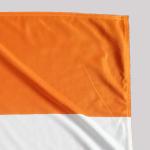 Customized Indoor Outdoor 3x5' India National Flag Knitted Polyester Rope And