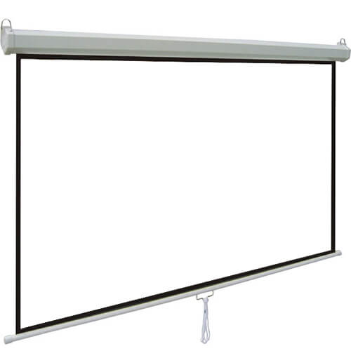Manual 120 Inch Projection Screen Matte White Support 4K 3D HD Screen
