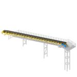 Flexible Layout And Operation Belt Conveyor 5.5-16.5KW With Simple Stucture