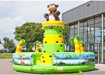 Monkey Theme Inflatable Sports Games , Inflatable Bouncy Castle For Children