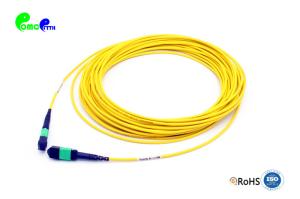 Wholesale MTP Trunk Cable 12 Fibers Elite MTP female to MTP female 3.0mm LSZH Yellow cable 3.0mm 20M Type B from china suppliers