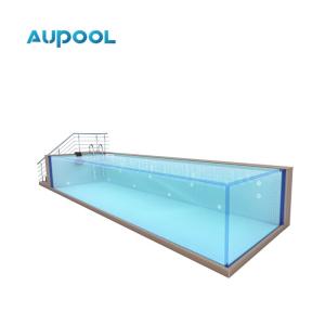 Wholesale Backyard Luxury Swimming Pool Glass Above Ground Acrylic Panel Prefab with 100MM Thickness from china suppliers
