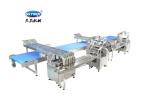 Guomao Motor Three Servo Flow Pack Packaging Machine for Biscuit