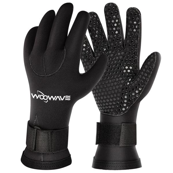 3mm Neoprene Anti-Slip Thermal Five Finger Surfing Gloves for Diving and