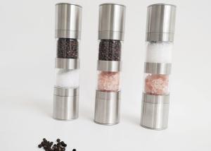 Wholesale Kitchen Utensils Stainless Steel Adjustable Salt And Pepper Of 2 Bottle Shaped Grinders from china suppliers