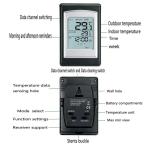 Multifunctional Pool Wireless Thermometer For Indoor Bathtub And Outdoor