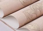 PVC Classical Italy Deep Embossed Country Floral Wallpaper For Living Room ,