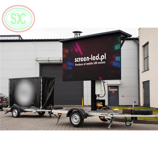 60Hz Frame Rate P5 Mobile Truck LED Display Screen 5000-8000 Nits Brightness for