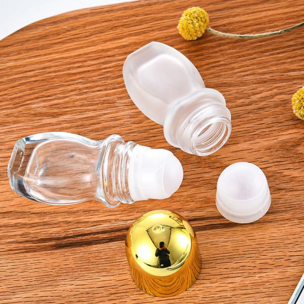 30ml Glass Roller Bottles Large 50ml Roll On Bottles Set Refillable Rollerball Perfume Bottles Multi-Pack For Personal Care & Aromatherapy