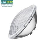 RGBW DMX 25W Stainless Steel Pool Lights IP68 Par56 130LM