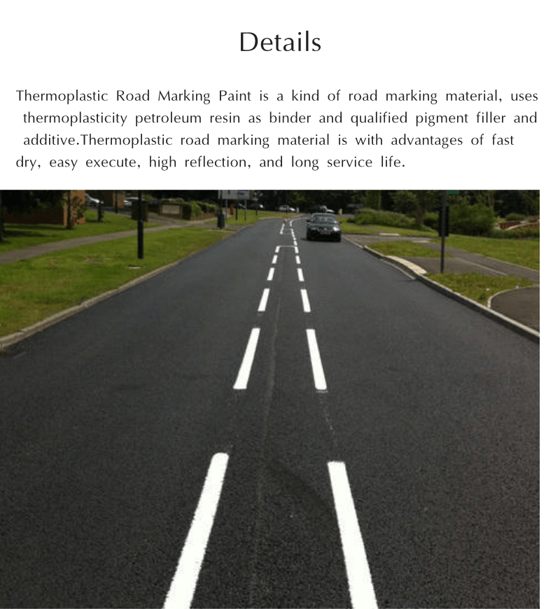 Powder Coating Thermoplastic Paint Road Marking OEM Acceptable