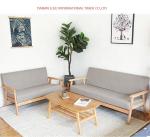 Wooden Sofa for Living Room Sectional Style and OEM Acceptance Included in