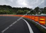 Detachable Median Strip Rolling Roller Crash Barrier Eva Materials