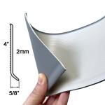 Flexible Baseboard Molding Trim 4 Inch x 20 Feet Extrusion Process Glossy Finish
