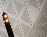 Aluminum Triangular Clip-In Ceiling For Convention Center Wall Decoration