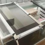 32" LCD Digital Signage Transparent LCD Refrigerator Glass Door For Beverage