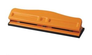 Wholesale Office Equipment Yellow Color 12 sheets capacity 3 holes adjustable office paper punch from china suppliers
