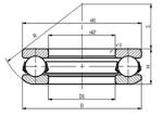 Thrust ball bearings with Spherical Outer Ring 53314