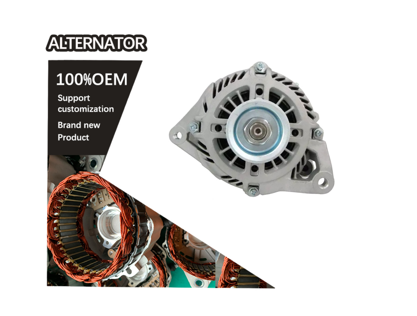 Alternador 12V 90A MAZDA Demio 2005 DBA-DY3W Z60118300, Z6118400 Z601-18-300 Z61-18-400 A3TG1691 A003TG1691