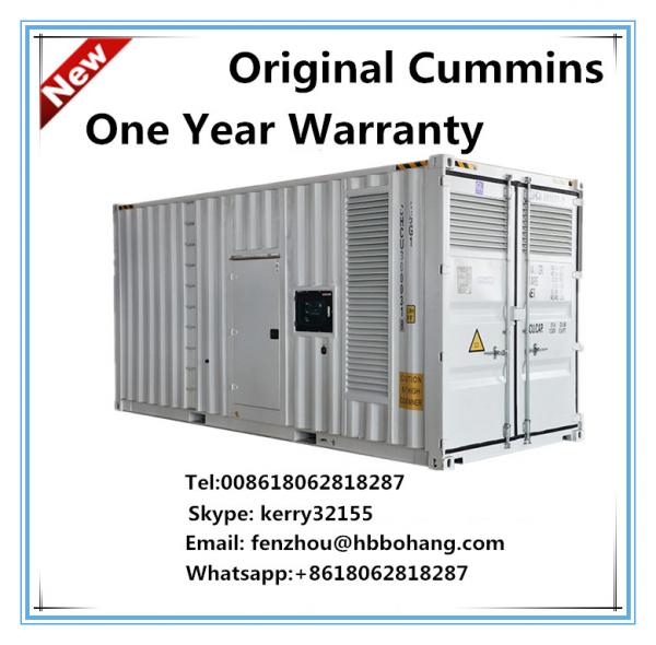 Quality 50Hz 800kw cummins diesel generator set with container for sale