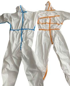 Wholesale Mutiple Size Full Body 3 Layer Disposable Protective Coverall from china suppliers