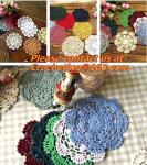 Multi Round Hand Made Crochet doily/placemat coasters/placemat set/shabby chic