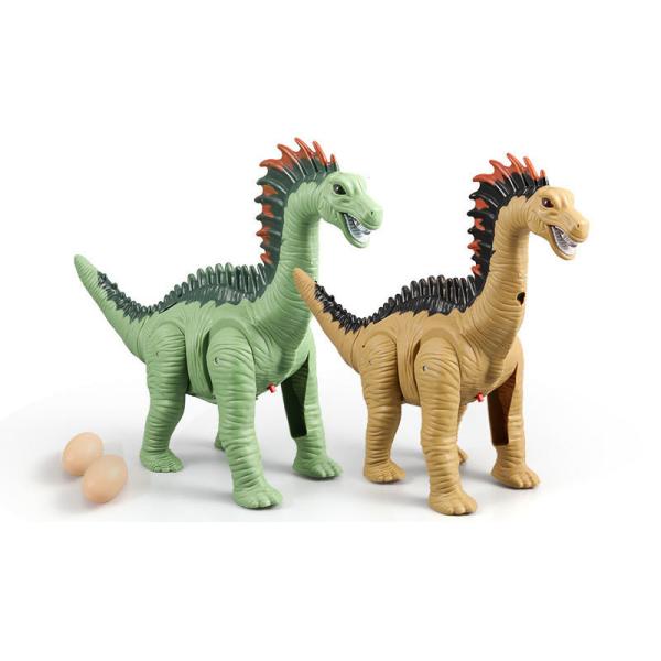 Finished Goods Children's Toy Dinosaur with Long Neck Laying Eggs and Walking