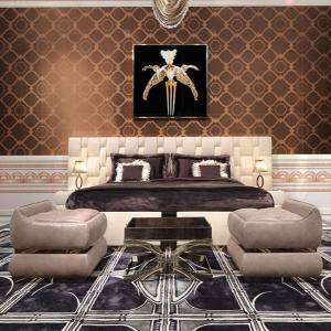Wholesale Matted Double King Size Bed 3.2x2.2m Modern Bedroom Furniture Sets from china suppliers